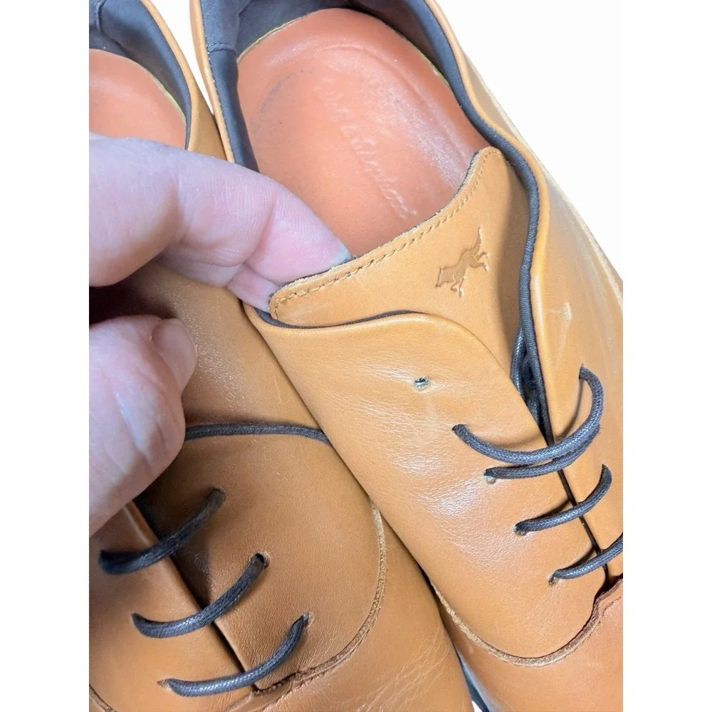 Wolf &‎ Shepherd Crossover Longwing Leather Honey White Shoes Men's Size 14 M